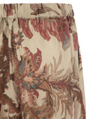 Weekend Max Mara Temide Printed Silk Twill Trousers