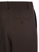 Weekend Max Mara Ballo Technical Cotton Palazzo Trousers