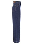 Weekend Maxmara Ciro Wide Leg Jeans In Cotton Denim