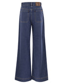 Weekend Max Mara Vega Jeans Wide Leg In Denim