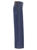 Weekend Max Mara Vega Jeans Wide Leg In Denim
