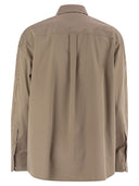 Weekend Max Mara Elmi Embroidered Soft Poplin Shirt