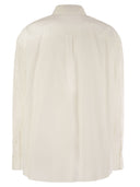 Weekend Max Mara Elmi Embroidered Soft Poplin Shirt