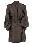 Weekend Maxmara Bunny1234 Laminated Chiffon Dress