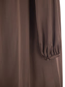 Weekend Maxmara Cabina1234 Mini Dress In Shiny Satin Reverse Fabric