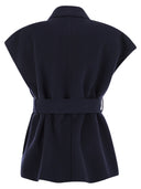 Weekend Max Mara Elegia Wool Waistcoat With Belt