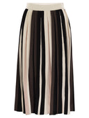 Weekend Max Mara Pleiadi Pleated Viscose Skirt
