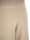 Weekend Maxmara Josef Trousers In Wool And Cashmere Yarn