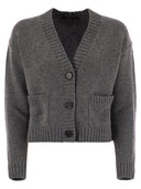 Weekend Max Mara Filmato Virgin Wool Cardigan