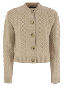 Weekend Max Mara Abito Plaited Wool Cardigan