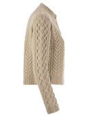 Weekend Max Mara Abito Plaited Wool Cardigan