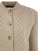 Weekend Max Mara Abito Plaited Wool Cardigan