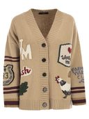 Weekend Maxmara Belgio Over Cardigan In Wool Yarn