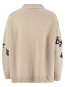 Weekend Max Mara Belgio Over Cardigan In Wool Yarn