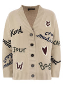 Weekend Max Mara Belgio Over Cardigan In Wool Yarn