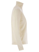 Weekend Max Mara Kiku Turtleneck In Silk And Wool Yarn