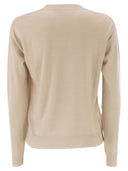 Weekend Maxmara Fiocchi V Neck Jumper In Wool And Cashmere