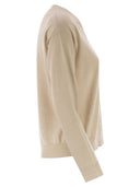 Weekend Maxmara Fiocchi V Neck Jumper In Wool And Cashmere