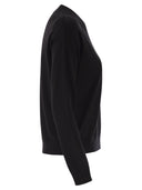 Weekend Maxmara Fiocchi V Neck Jumper In Wool And Cashmere