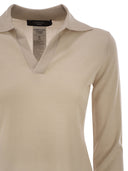 Weekend Maxmara Cappa Wool And Cashmere Polo Shirt