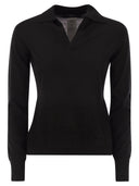Weekend Maxmara Cappa Wool And Cashmere Polo Shirt