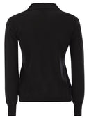 Weekend Maxmara Cappa Wool And Cashmere Polo Shirt