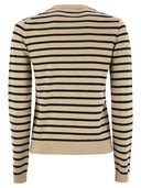 Weekend Max Mara Sicilia Striped Sweater In Silk And Wool