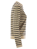 Weekend Max Mara Sicilia Striped Sweater In Silk And Wool
