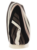 Weekend Max Mara Pegola Stretch Viscose Pleated Jersey