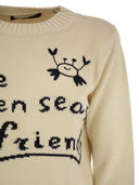 Wochenende Max Mara Nespola Baumwollkabel Strickwege