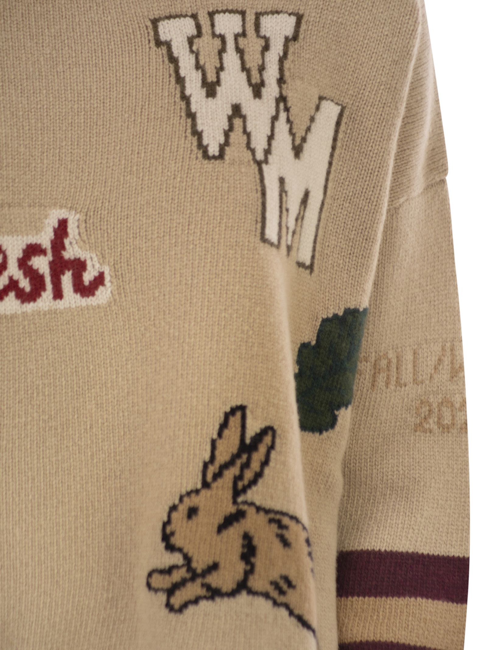 Weekend Maxmara Pavidi Over Sweater In Wool Yarn