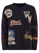 Weekend Maxmara Pavidi Over Sweater In Wool Yarn