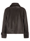 Weekend Max Mara Berbice Nappa Leather Shirt Jacket