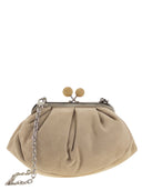 Fin de semana Max Mara Valois Pasticcino Bag Small in Suede