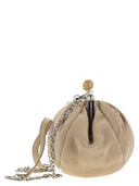 Fin de semana Max Mara Valois Pasticcino Bag Small in Suede
