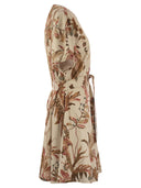 Weekend Max Mara Genero Printed Cotton T Shirt Dress