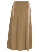 Weekend Maxmara Circeo Jersey Skirt With Draped Effect