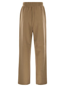 Weekend Maxmara Sponda Jersey Trousers With Draped Effect