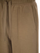Weekend Maxmara Sponda Jersey Trousers With Draped Effect