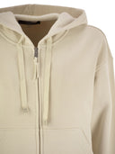Weekend Max Mara Dog Cotton Zipped Sweatshirt