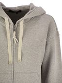 Weekend Max Mara Dog Cotton Zipped Sweatshirt