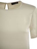 Weekend Max Mara Gilbert Satin And Jersey T Shirt