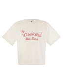 Weekend Max Mara Acline Printed Organic Cotton T Shirt
