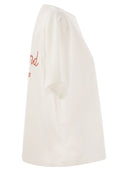 Weekend Max Mara Acline Printed Organic Cotton T Shirt