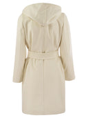 Max Mara Studio Newmang ullrock med huva