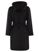 Max Mara Studio Newmang Wool Coat With Hood