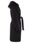 Max Mara Studio Newmang Wool Coat With Hood