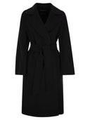 Max Mara Studio Cles羊毛，羊绒和丝绸外套