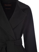 Max Mara Studio Cles羊毛，羊绒和丝绸外套