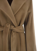 Maxmara Studio Scire Wool Beaver Dressing Gown Coat